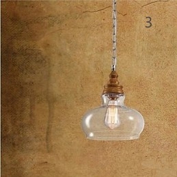 Dřevo zrno Crystal Droplight Kavárna osvětlení lampy a lucerny