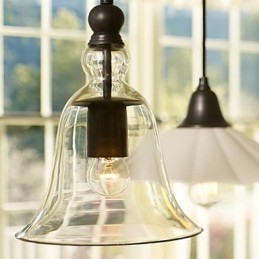 Závěsné svítidlo ve stylu tradiční klasické vintage mísy v mini stylu