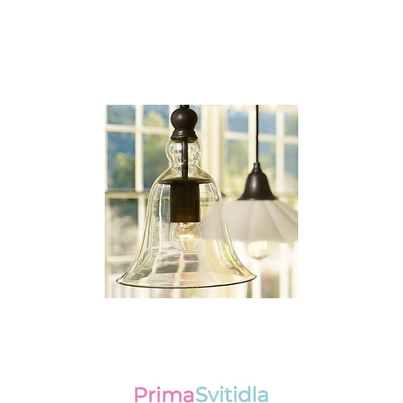 Závěsné svítidlo ve stylu tradiční klasické vintage mísy v mini stylu