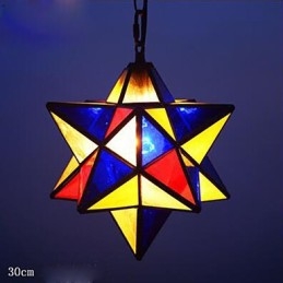30CM Umělecká individualita Kreativní veranda Moderní hvězdy Droplight Lamp