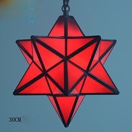30CM Umělecká individualita Kreativní veranda Moderní hvězdy Droplight Lamp