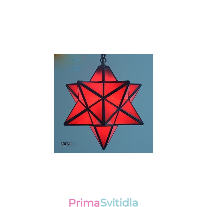 30CM Umělecká individualita Kreativní veranda Moderní hvězdy Droplight Lamp