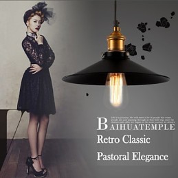 Závěsné svítidlo v evropském stylu Retro Classic Light Metal Art Droplight s průměrem žárovky