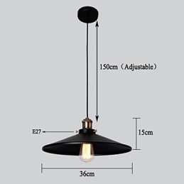 Závěsné svítidlo v evropském stylu Retro Classic Light Metal Art Droplight s průměrem žárovky