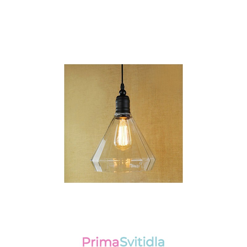 Závěsná svítidla tradiční klasické vintage retro venkovská garáž kovová