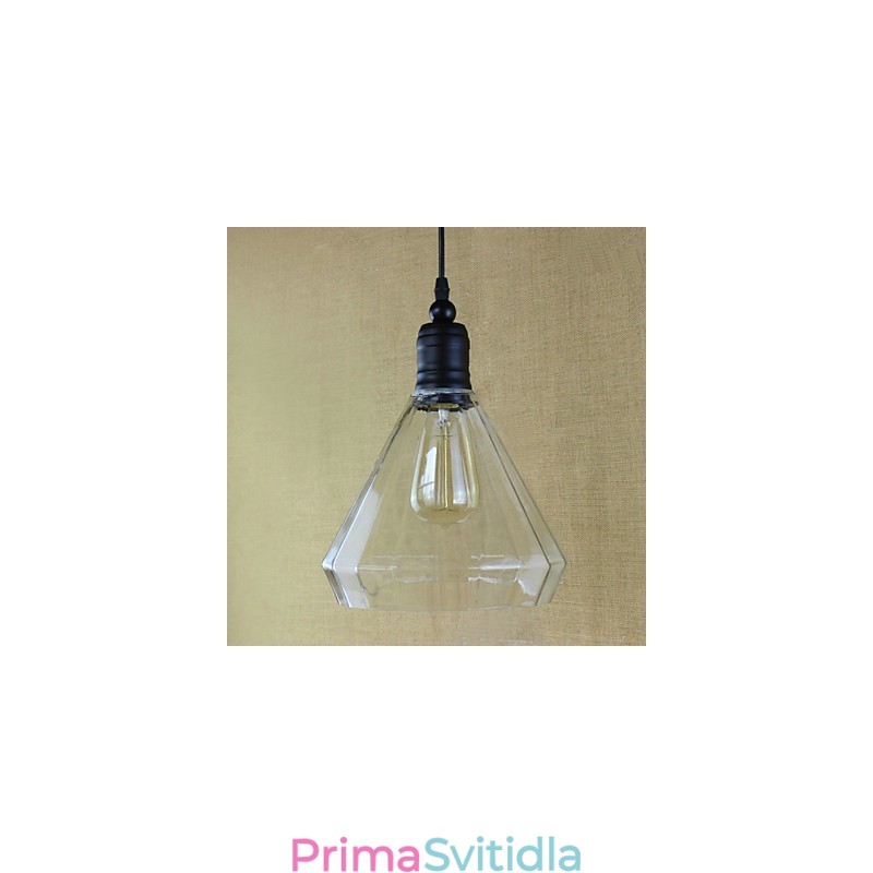 Závěsná svítidla tradiční klasické vintage retro venkovská garáž kovová