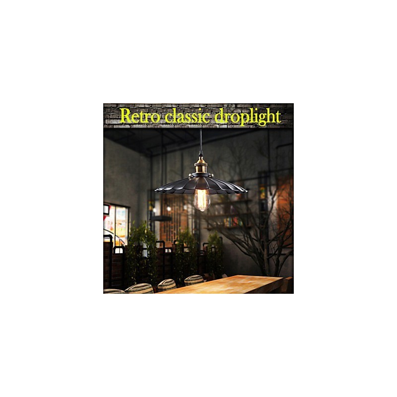 Retro klasický přívěsek v evropském stylu Light Metal Art Droplight