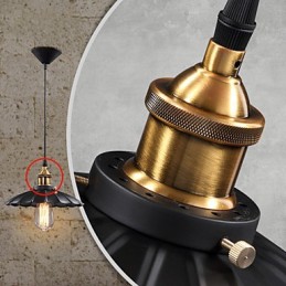 Retro klasický přívěsek v evropském stylu Light Metal Art Droplight
