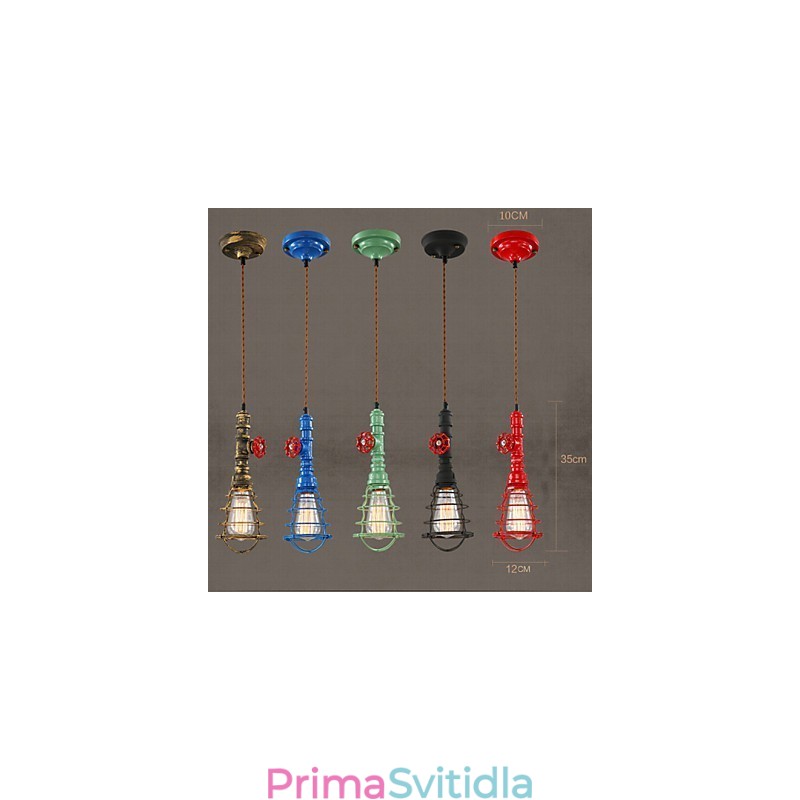 Závěsná svítidla Tradiční klasické Vintage Retro Metal