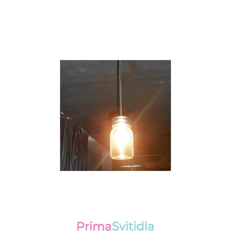 Moderní minimalistický 1 světelný přívěsek ve tvaru láhve