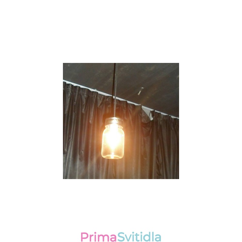 Moderní minimalistický 1 světelný přívěsek ve tvaru láhve