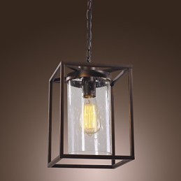 Tradiční klasická klasická vinobraní lampa v mini stylu galvanicky pokovené závěsné světlo jídelní