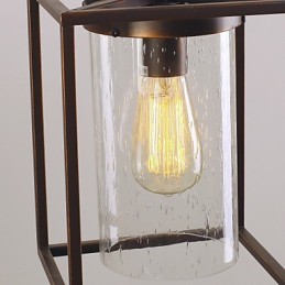 Tradiční klasická klasická vinobraní lampa v mini stylu galvanicky pokovené závěsné světlo jídelní