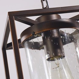 Tradiční klasická klasická vinobraní lampa v mini stylu galvanicky pokovené závěsné světlo jídelní