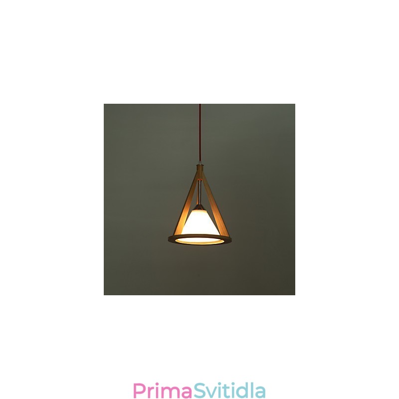 Designová lampa Wood Lustrová lampa Elegantní lustr v současném stylu