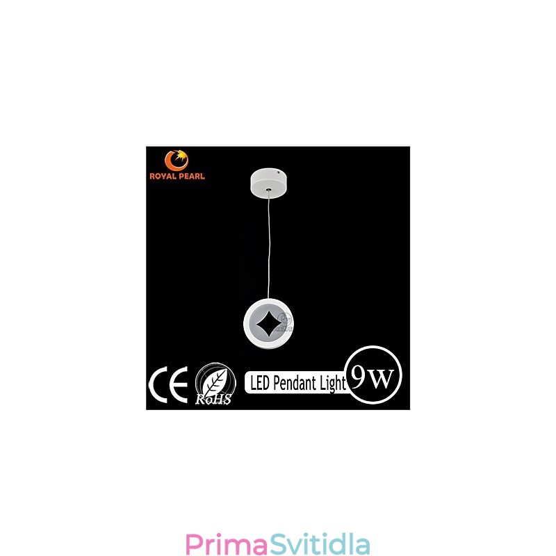 Akrylátové jemné 9W závěsné svítidlo