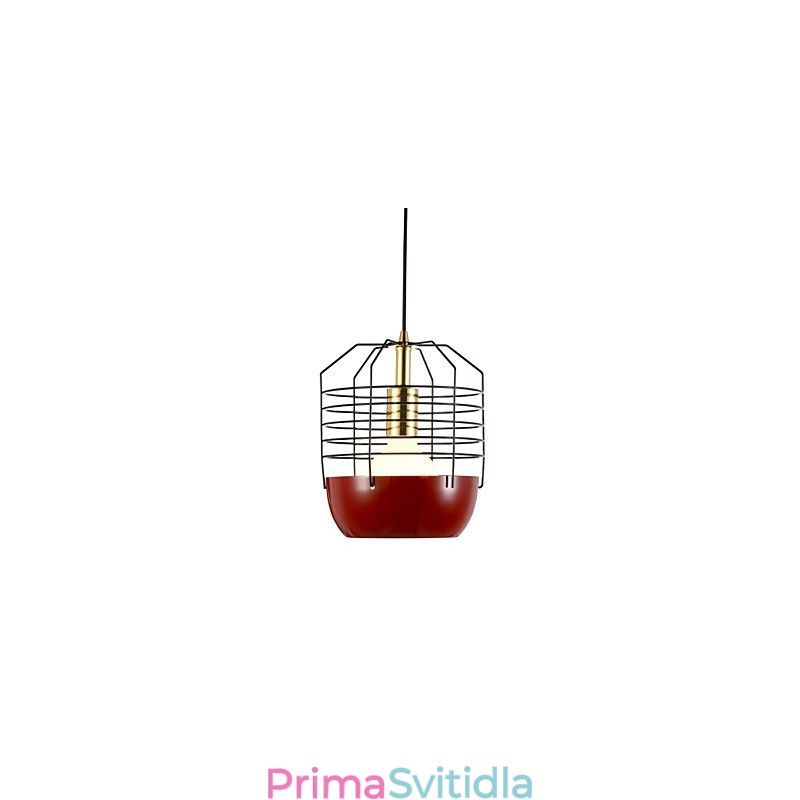 Mini Artistic Spider Web Závěsná lampa 1 Světlá Mordern Jednoduchost Povrchová úprava Černá Bílá Zelená Červená Droplight z uhlíkové oceli