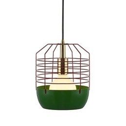 Mini Artistic Spider Web Závěsná lampa 1 Světlá Mordern Jednoduchost Povrchová úprava Černá Bílá Zelená Červená Droplight z uhlíkové oceli