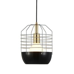 Mini Artistic Spider Web Závěsná lampa 1 Světlá Mordern Jednoduchost Povrchová úprava Černá Bílá Zelená Červená Droplight z uhlíkové oceli