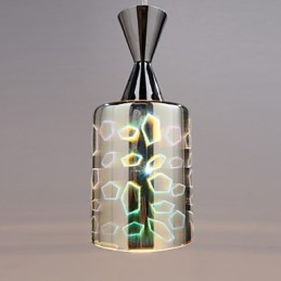 Pochromovaná závěsná lampa s laserovým gravírováním Dream