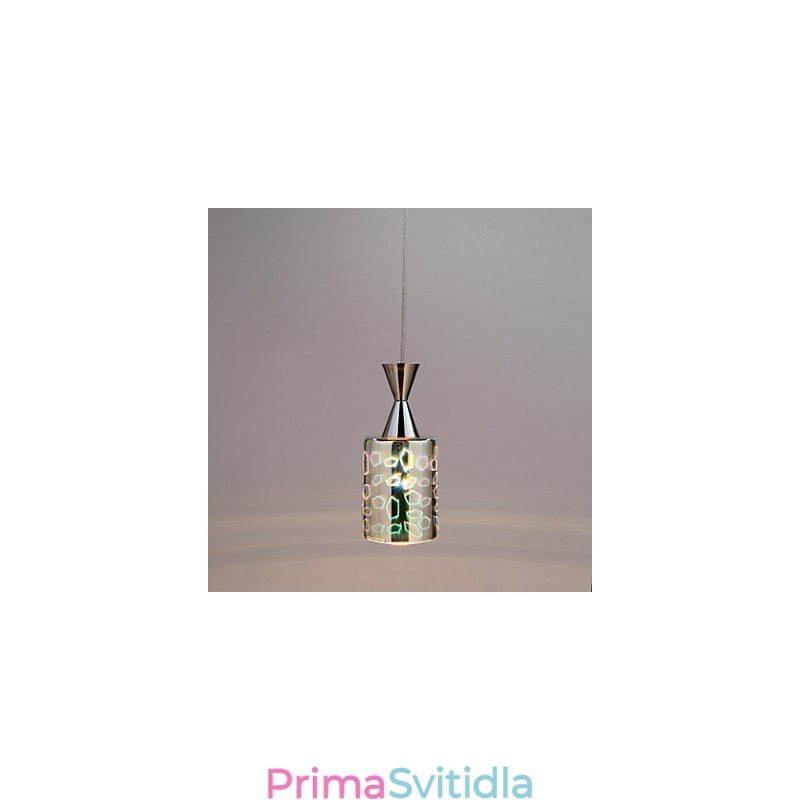 Pochromovaná závěsná lampa s laserovým gravírováním Dream