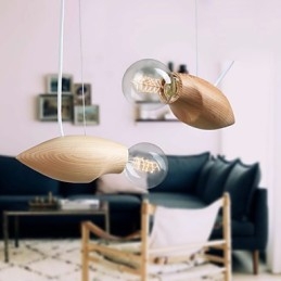 Umělecká individualita Kreativní smluvní Restaurování starověkých způsobů dřevěných včel Droplight Lamp