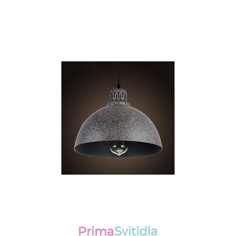 Vintage kovové bodové závěsné svítidlo s jedním světlem