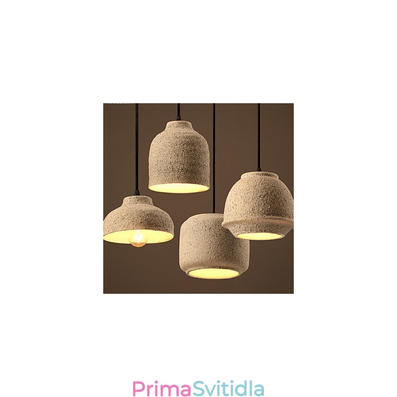 Nordic Creative Arts Barevná písková keramická lustrová lampa