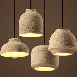 Nordic Creative Arts Barevná písková keramická lustrová lampa