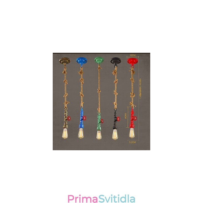 Závěsná svítidla Tradiční klasické Vintage Retro Metal