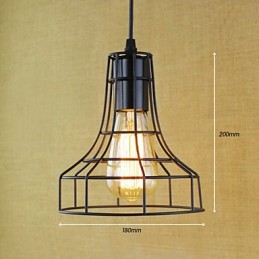 Závěsná svítidla tradiční klasické vintage retro venkovská garáž kovová