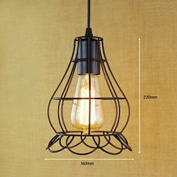 Závěsná svítidla tradiční klasické vintage retro venkovská garáž kovová