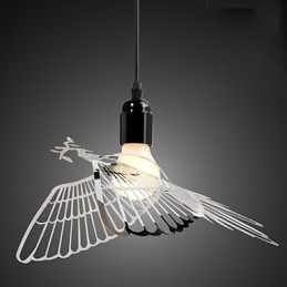 Kreativní moderní módní dekorace z nerezové oceli Bird Bird Droplight lampa