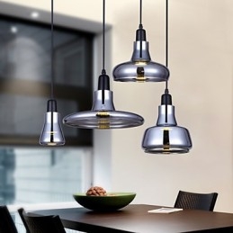 Světelná lustrová lampa se stínovým sklem na zakázku pro kreativní severský design
