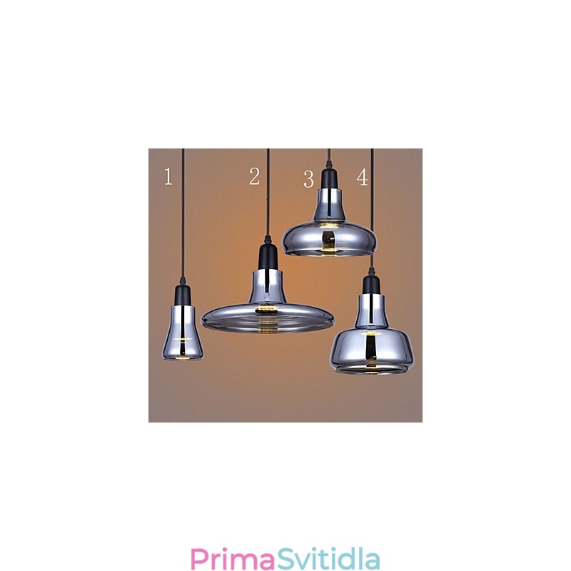 Světelná lustrová lampa se stínovým sklem na zakázku pro kreativní severský design