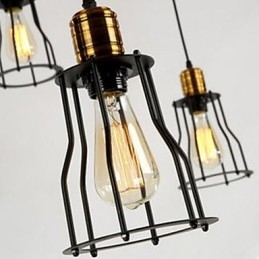 Americká Country Industriální Individualita Kreativní Sedací Šest malá Droplight Hlava varné desky