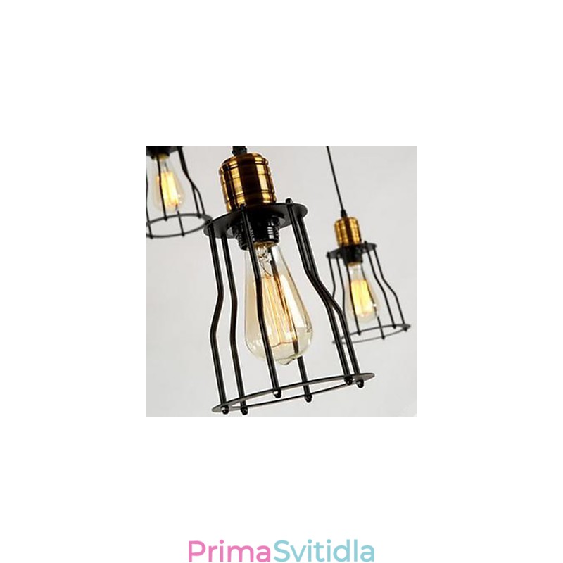 Americká Country Industriální Individualita Kreativní Sedací Šest malá Droplight Hlava varné desky