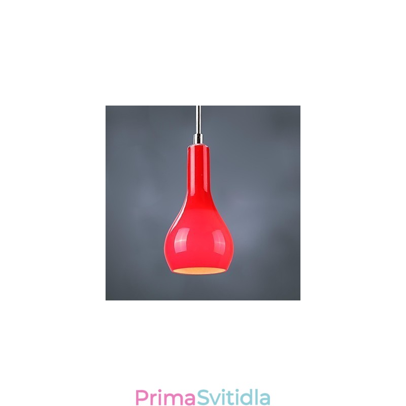 Moderní moderní mini stylové závěsné svítidlo z chromového kovu