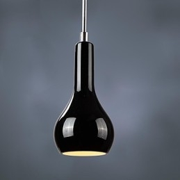 Moderní moderní mini stylové závěsné svítidlo z chromového kovu