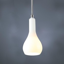 Moderní moderní mini stylové závěsné svítidlo z chromového kovu