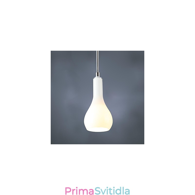 Moderní moderní mini stylové závěsné svítidlo z chromového kovu