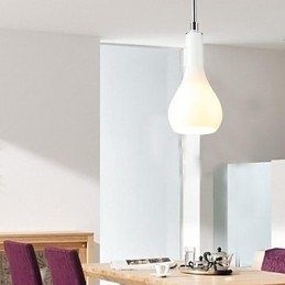Moderní moderní mini stylové závěsné svítidlo z chromového kovu