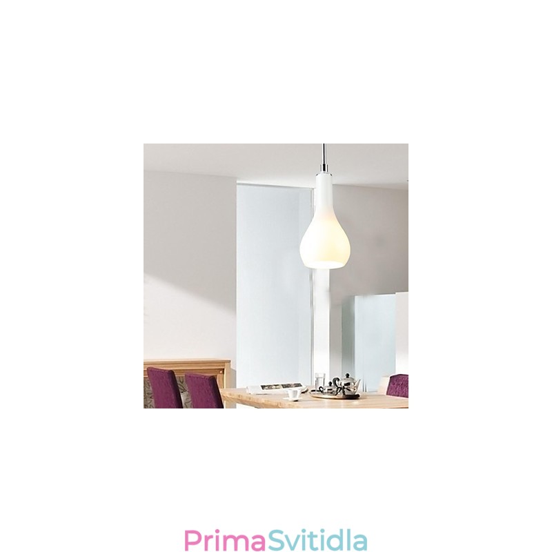 Moderní moderní mini stylové závěsné svítidlo z chromového kovu