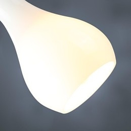 Moderní moderní mini stylové závěsné svítidlo z chromového kovu