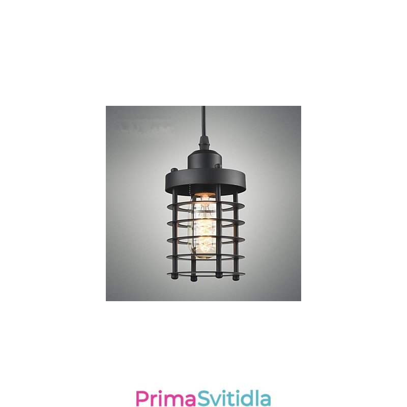 Závěsná svítidla tradiční klasické vintage retro venkovská garáž kovová