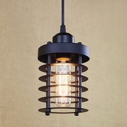 Závěsná svítidla tradiční klasické vintage retro venkovská garáž kovová