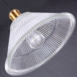 Smluvní americká venkovská průmyslová skleněná retro Droplight Falls lampa