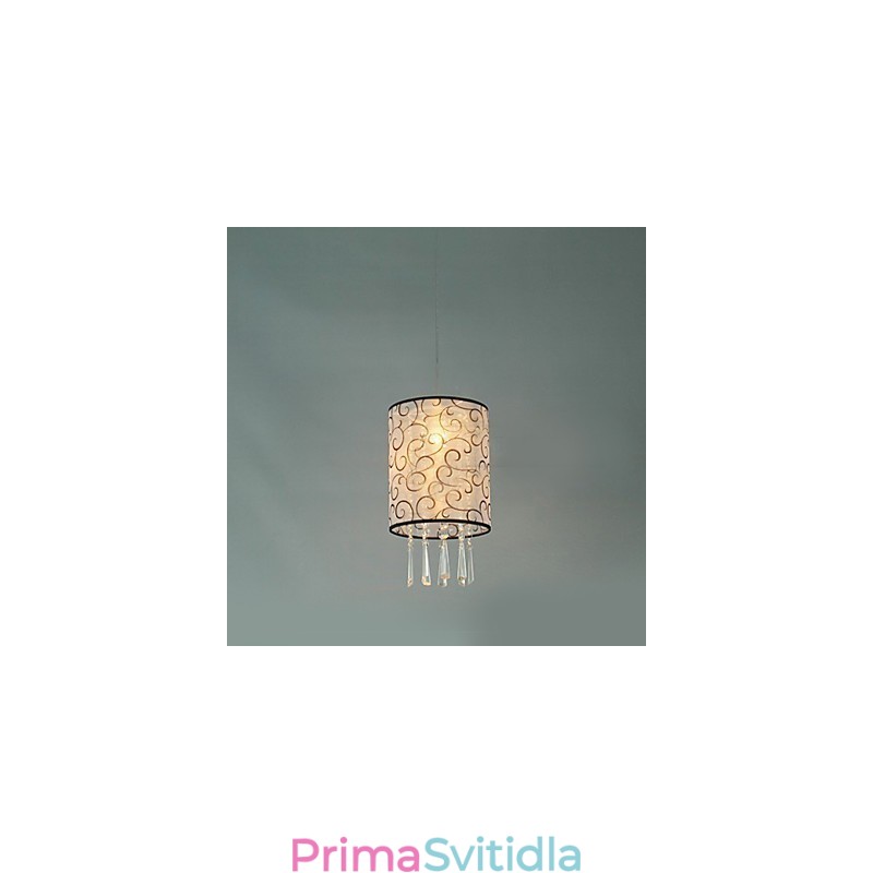 Moderní moderní bicí křišťálové galvanicky pokovené závěsné světlo v mini stylu