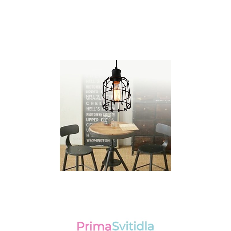 Závěsná světla Mini styl Rustikální Lodge Retro venkovská garáž Kov