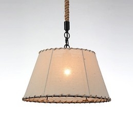 1 Světla Závěsná svítidla Vintage styl Průmyslový styl Žlutá tkanina a kovy Drop Light